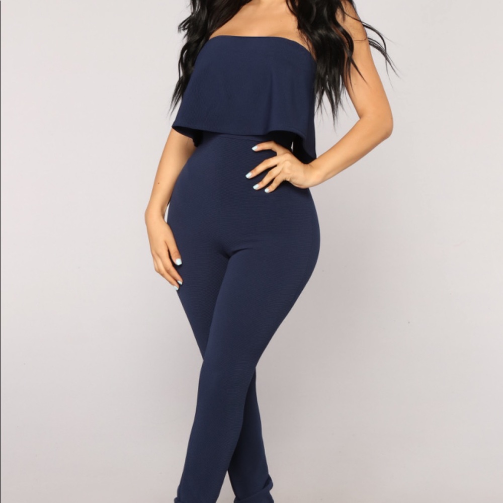 💙🌎 FASHION NOVAS Don't Change Jumpsuit 💙🌎